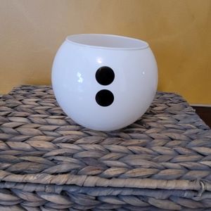 Snowman Holiday Decor 6x6 Glass